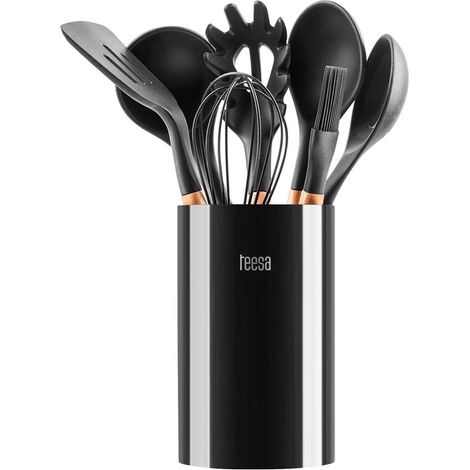 Set di utensili da cucina Teesa, mestolo in legno