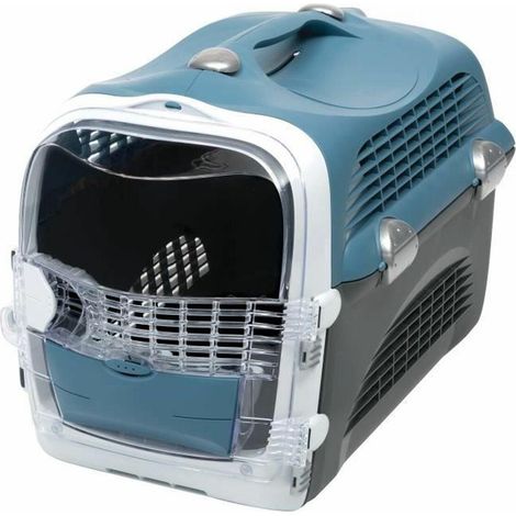 Cat-it Cabrio Transportbox blau grau multifunktional