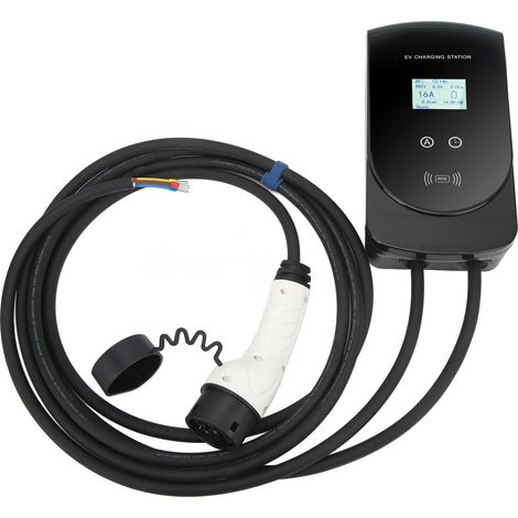 Tragbare Drehstrom-Ladestation Typ 2 EV 16A 415V 11KW, Ladegerät für Elektrofahrzeuge nach IEC 62196-2 mit 5 m Kabel (1/5)