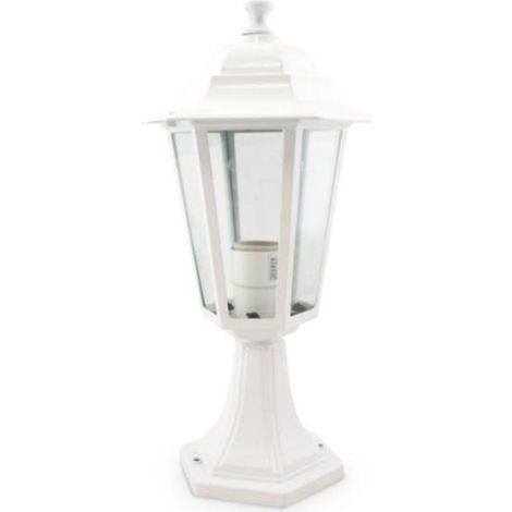 Farol de jardín Aluminio sobremuro E27 60W Blanco GSC 000700077 (1/4)