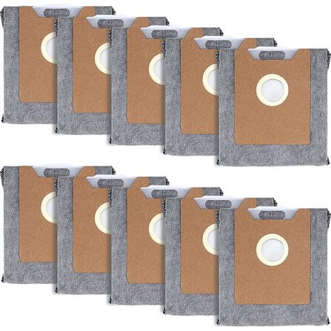 10er-Pack Ersatz-Staubbeutel für Eufy Clean G35+, G40+, G40 Hybrid+ Roboter, automatische Entleerungsstation, Zubehör für automatische Schmutzentsorgungsbeutel unter Vakuum (1/4)