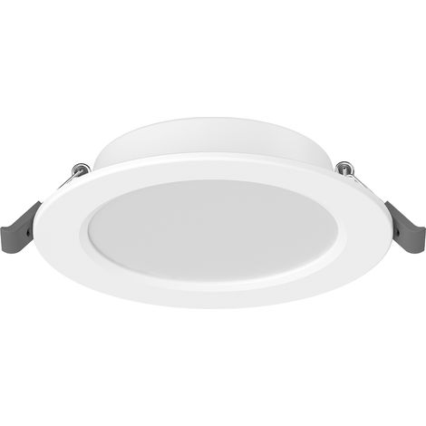 Mexen LDRR panneau de plafond LED encastré downlight, Ø 12 cm, 6W, Froid - 6500K, 600 lm, blanc - L210-012-0665-20 (1/5)