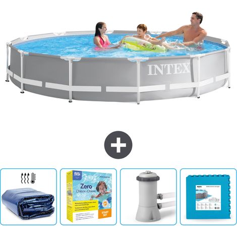 Prism Frame Pool Rund - 366x76 cm - 5-teilig SCB9 (1/5)