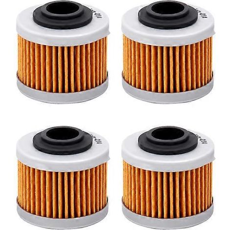 Filtro de aceite compatible para motocicletas Aprilia 125 200 Scarabeo Light Net ie 2009 2010 2011 2012 2013 2014 2015 (4 unidades) (1/5)