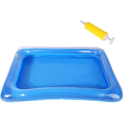 Bassin de bain gonflable pour les pieds de piscine,Bain de Pieds Gonflable, Bassin pédiluve pour Piscine, Bain de Pieds Portable, Bassin de trempage pour échelle d'entrée de Piscine (1/5)