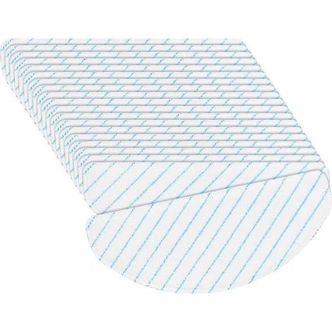 Filiyano-50 lingettes de nettoyage jetables résistantes pour aspirateurs Ecovacs Deebot OZMO T8 AIVI T8 Max T9 AIVI AIVI+ Va (1/5)