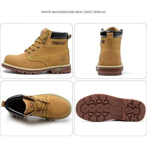 Chaussures de sécurité hautes S3 Powerplant - Jaune -42