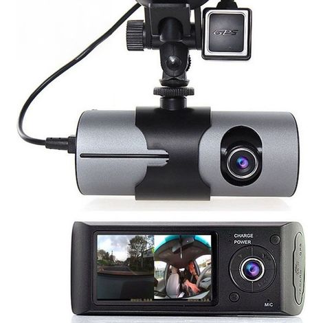 TRADE SHOP - Dvr Per Veicoli Auto Con Doppia Camera Frontale E Posteriore Con Sensore Gps - (1/5)