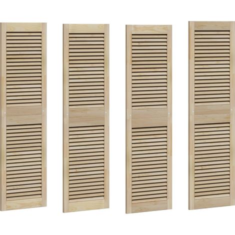 Maison Exclusive - Puerta de Armario 4 pcs Natural 140,5 x 2,1 x