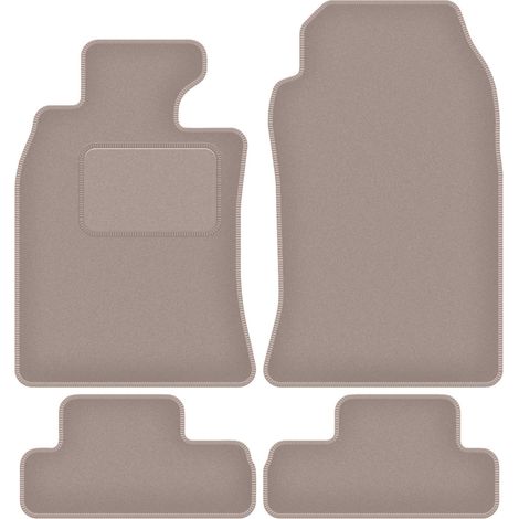 Beige Velours-Fußmatten für: Mini Cooper R52 Cabrio (2004-2008)