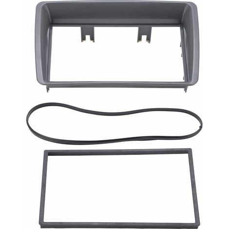 KZQ 2Din Autoradio Fascia Centrale Controllo CD Cruscotto Pannello Telaio di Ricambio per FIAT Panda 2003-2012 (1/4)