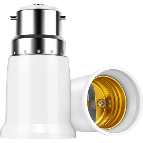 2 Pièces Adaptateur B22 e E27, Convertisseur de Douille (1/5)