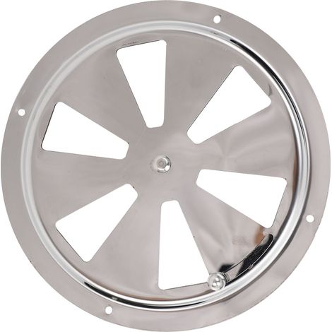 Fydun Couvercle de Ventilation Rond en Acier Inoxydable de qualité Marine, avec Bouton Latéral, pour Bateau, Yacht, RV, Plaque de Ventilation de Cabine (6 Pouces). (1/5)