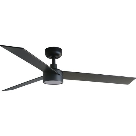 RUDDER 3 L Ventilatore nero/noce 20W SWT