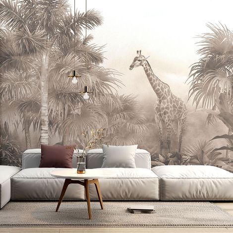Papier peint panoramique - Forêt tropicale - 130 cm x 87 cm (1/4)