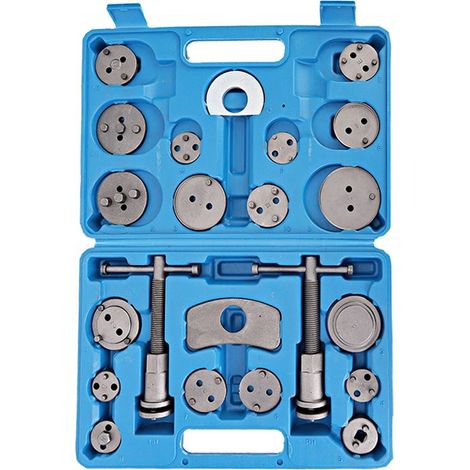 Juego de herramientas para rebobinar pistones de freno, 22 piezas, herramienta para taller mecánico, pinza de freno (1/5)