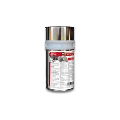 Technichem Technipox E B301 Enduit époxy bi-composant 2K pour étanchéité des caves et citernes 1kg