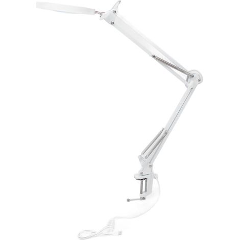 Jeffergarden Loupe à pince avec lumière LED (5X) - 72 LEDs - 10 luminosités - 3 couleurs - Bras réglable (1/5)
