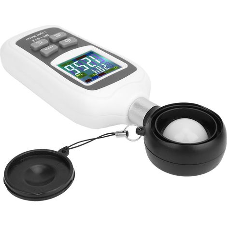 Tragbares digitales Lichtmessgerät (0-20000 lx) mit hoher Genauigkeit, Fotometer, Luxmeter und Temperaturmesser (1/5)