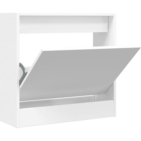 Maison Exclusive - Scarpiera Bianca 60x21x57 cm in Legno Multistrato