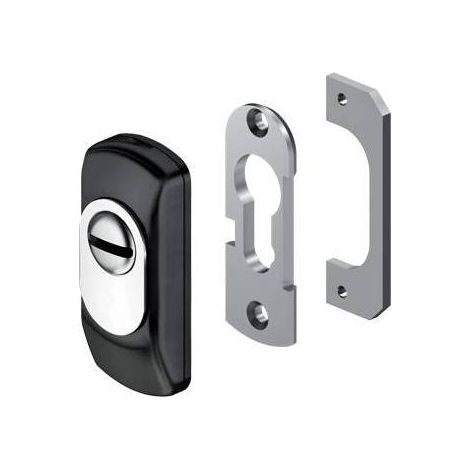 DEFENDER SG15 DISEC - FORO SAGOM. MM 70X30 NERO H.MM 7/12 - 1 pezzo