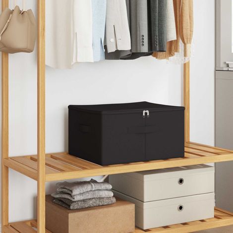vidaXL  Storage Box  6 pcs Anthracite 43 x 34 x 23 cm Non-woven fabric