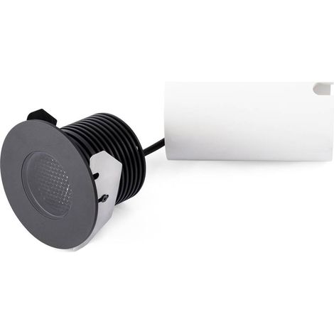 GRUND LED Lampada da incasso nero 7W (1/3)