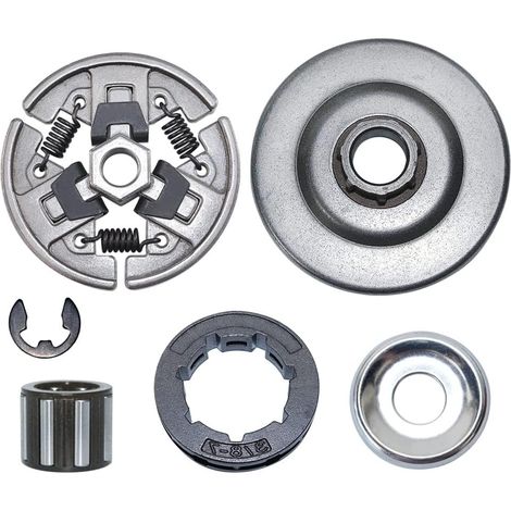 Kit de roulement de pignon de tambour d'embrayage 3/8" 7T, pour pièce de tronçonneuse pour Stihl Ms290 Ms390 029 039 Ms310, / (1/5)