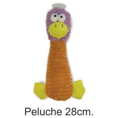 PATO PELUCHE NARANJA 27cm.