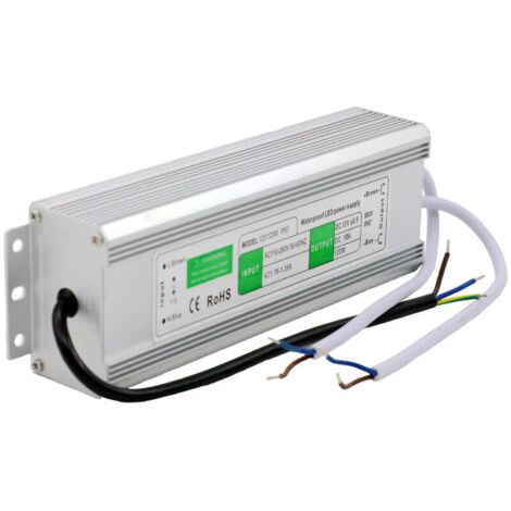 Alimentation pour lampadaire LED 12 V 150 W, étanche IP67, pour usage extérieur