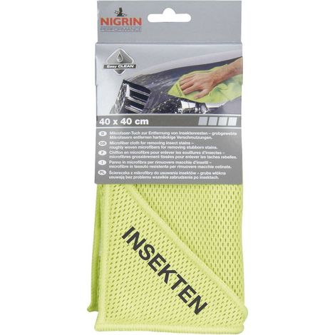 Accesorio de limpieza nigrin 71502 microfibra 40x40 cm