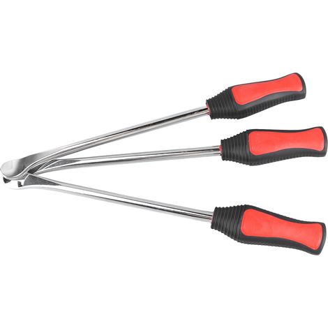 Lot 2 Leviers Démonte-pneus Moto, Outil de Montage Pneu avec Dériveur de SouPape, Kit Changement de Pneu Facile d'Utilisation pour Motocyclette (1/5)