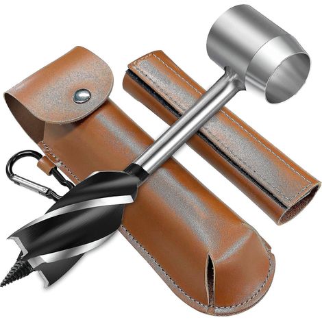Tarière manuelle, tarière à bois Scotch Eye, outil de survie et de camping pour les activités de plein air. (1/4)