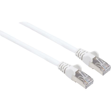 Intellinet 741392 RJ45 Patchkabel CAT 6a (Rohkabel CAT 7) S/FTP 3.00 m Weiß Halogenfrei 1 St. (1/3)