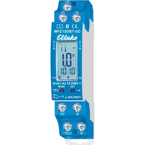 Relais temporisé multifonctionnel réglable avec écran et Bluetooth