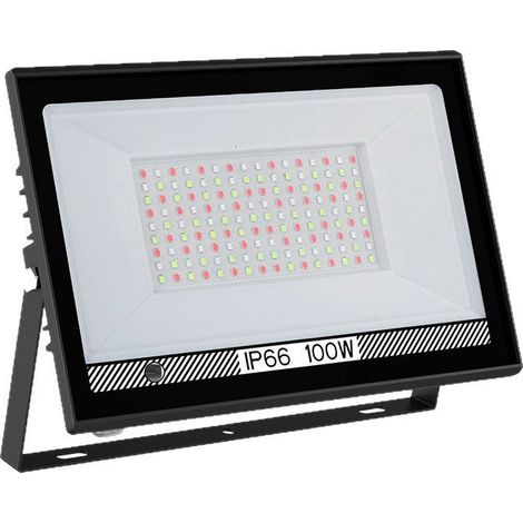Projecteur RGB Extérieur 100W - Changez de Couleur avec Application Bluetooth, Parfait pour Jardins, Patios, et Fêtes (1/5)