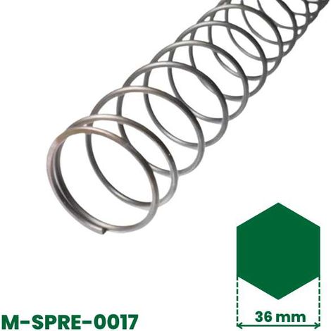 Ressort de compression pour tige hexagonale de 36 mm (1/4)