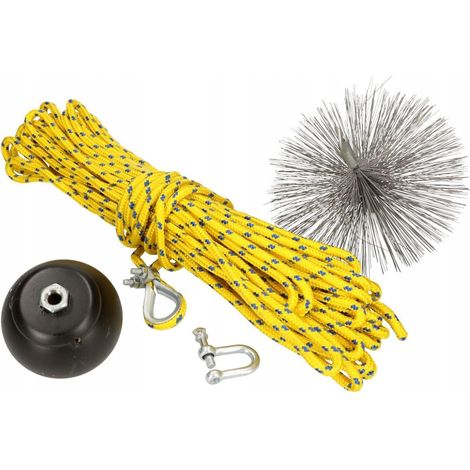 Set di spazzacamino da 150 mm per la pulizia di camini da 3 m (1/5)