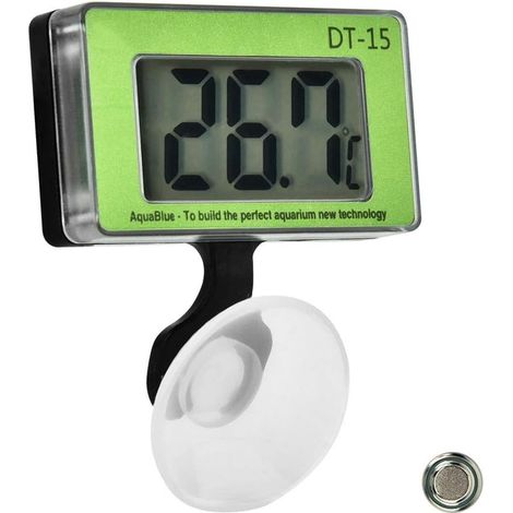 Thermomètre pour Aquarium Réservoir de Poissons Outil de Mesure de la température LCD Thermomètre numérique (1/5)