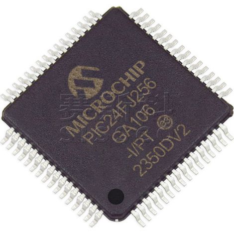 PIC24FJ256GA106-I/PT PIC24FJ256GA110-I/PT Elektronische Bauteile Chip Elektronische Bauteile, insgesamt 5 Stück.