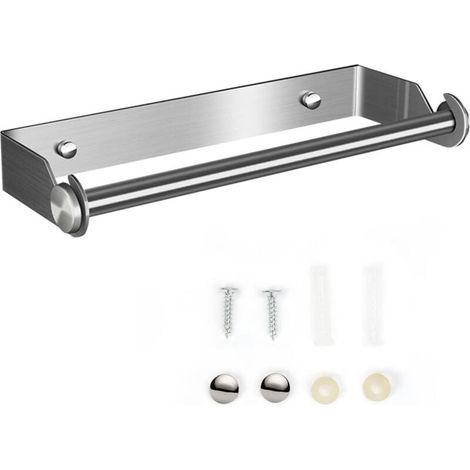 Derouleur Essuie Tout, Derouleur Porte Sopalin, Devidoir Porte Essuie Tout Mural, Distributeur Papier Aluminium Sopalin et Film, Support Sopalin Mural Déroulant de Rouleau Cuisine(Arge (1/5)