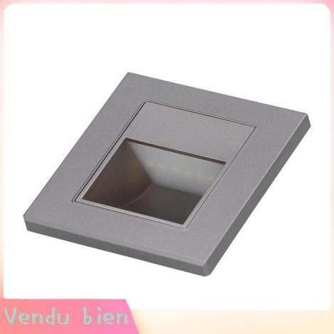 HURRISE Lumière d'escalier à LED Lampe etaposescalier à LED Lampe etaposescalier 85-220V 1.5W Pour Les Coins Des deco lampe Grise (1/4)