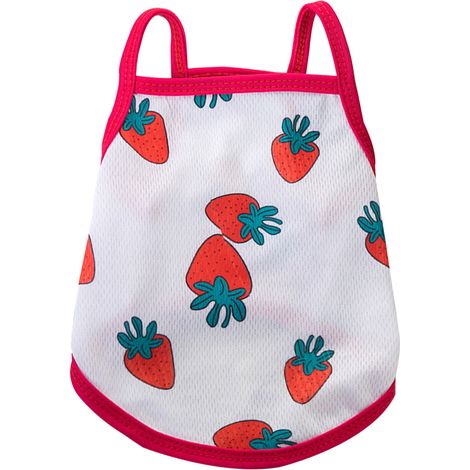 Gilet Pour Chien - T-Shirt Sans Manches En Tissu Doux - Vêtement D'Été Pour Chat Et Petit Chien - Taille S À Xl (1/5)