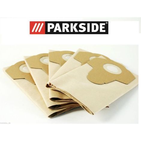 Parkside PNTS 1300 C3 Nass Trocken Sauger Staubsaugerbeutel 20 L 5er-Pack LIDL IAN 102791