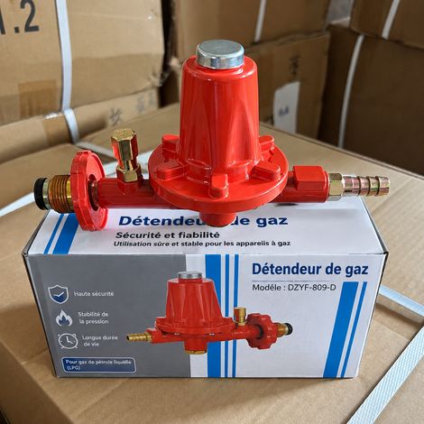 Détendeur Gaz Commercial Moyenne et Haute Pression Valve Réductrice Alliage d'Aluminium Sécurité Anti-Explosion Brûleur Puissant 20 × 8 × 9 cm 400 g – Livraison gratuite (1/5)