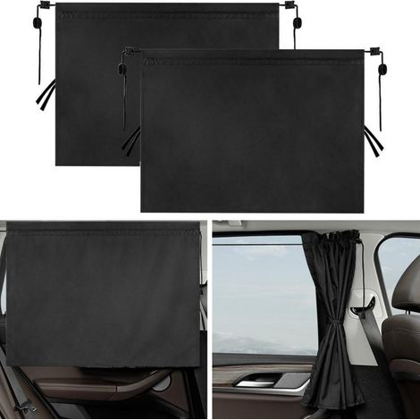 2er Set Auto Sonnenschutz Vorhang für Seitenfenster, UV-Schutz (1/5)