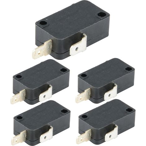 5pcs Micro Micro Switch Ensemble 2 Broches normalement fermé commutateurs d'action en Instant (1/5)