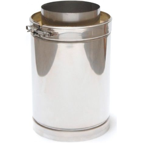 ASTEC Längenelement 300 mm doppelwandig DN113-300 Rohr Abgas Schornstein 8302-180 (1/2)