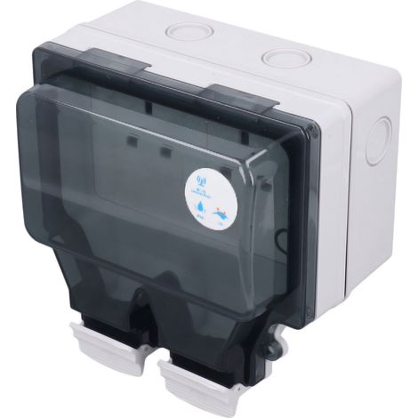 Prise intelligente extérieure 86 type IP66 étanche WiFi, compatible commande vocale et programmation, 110‑250V UK SNW 2S (1/5)