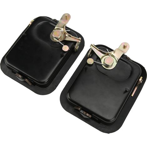 Ensemble de 4 poignées de porte extérieures et intérieures, convenant aux portes avant et latérales gauche/droite des Jeep Wrangler YJ 1991-1996 et TJ 1997-2004. Remplace les références 55176383AE, 55 (1/5)